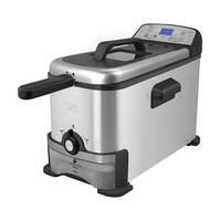Kalorik - 3.2qt Digital Deep Fryer - Stainless steel - Front_Zoom