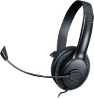 Insignia™ - Wired Chat Headset for Xbox Series X | S and Xbox One - Black/Green - Front_Zoom