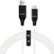 Front Zoom. Insignia™ - 9' Play + Charge USB-C Cable for PlayStation 5 - White/Black.
