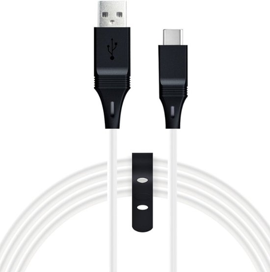 Front Zoom. Insignia™ - 9' Play + Charge USB-C Cable for PlayStation 5 - White/Black.