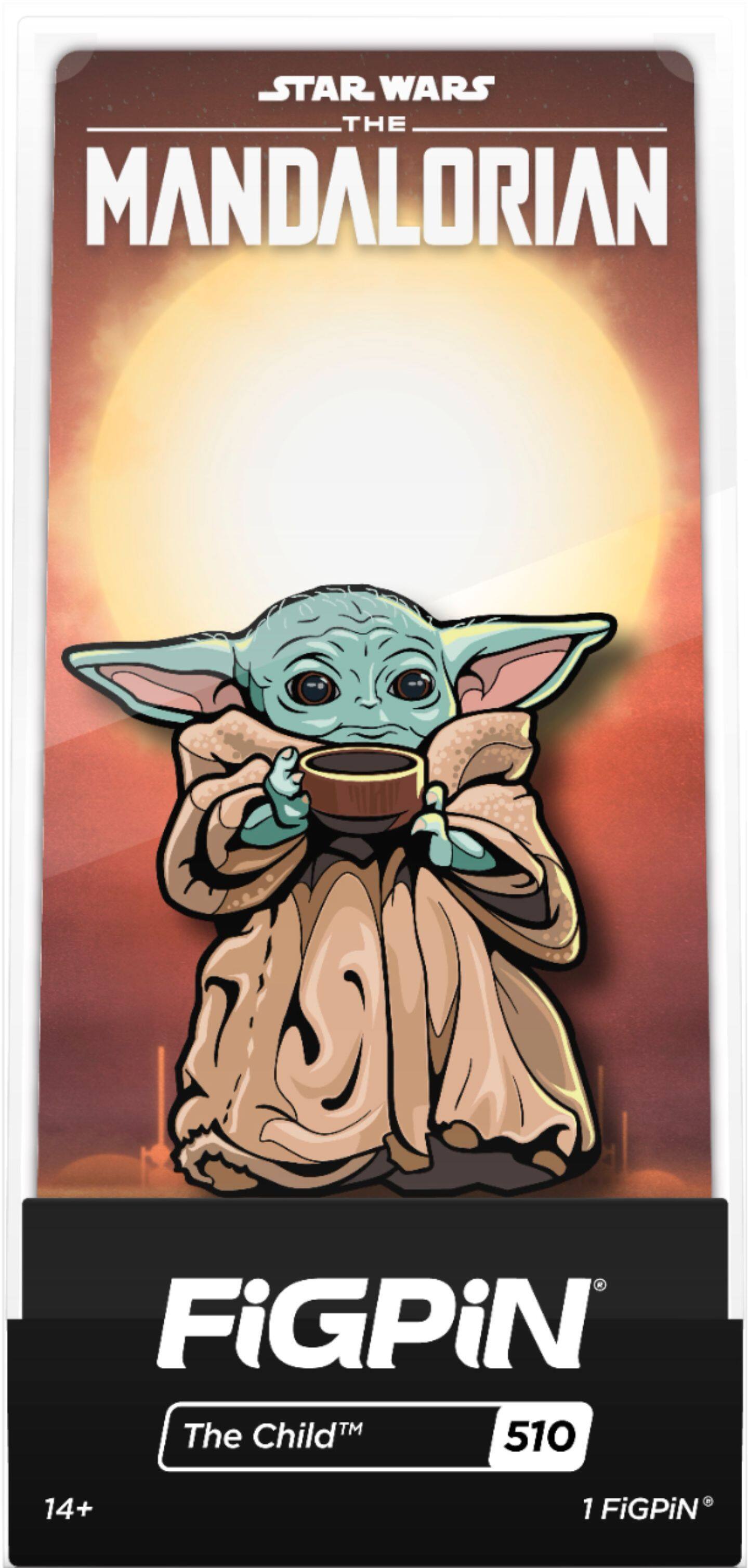 Alt View 11. CMD Collectibles - Star Wars: The Mandalorian - The Child with Soup 3" Collector FigPin.
