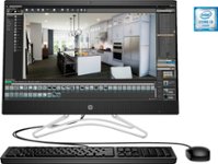 HP - Geek Squad Certified Refurbished 23.8" Touch-Screen All-In-One - Intel Core i3 - 8GB Memory - 256GB Solid State Drive - Jet Black - Front_Zoom