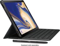 Front Zoom. Samsung - Geek Squad Certified Refurbished Galaxy Tab S4 - 10.5" - 64GB - Black.