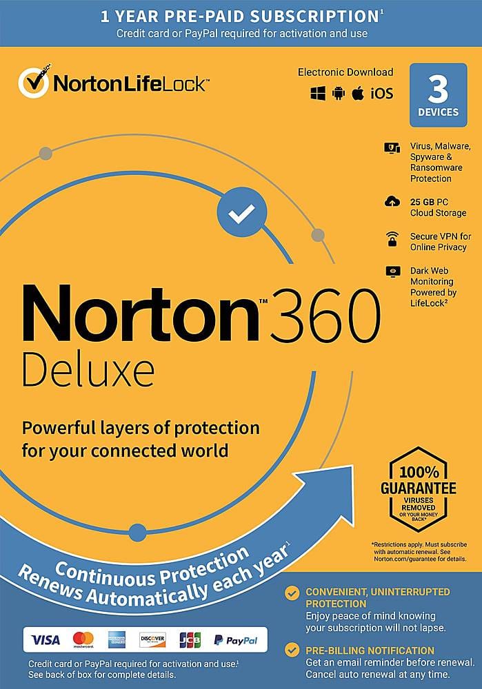 Norton 360 nécessite-t-il un renouvellement automatique?