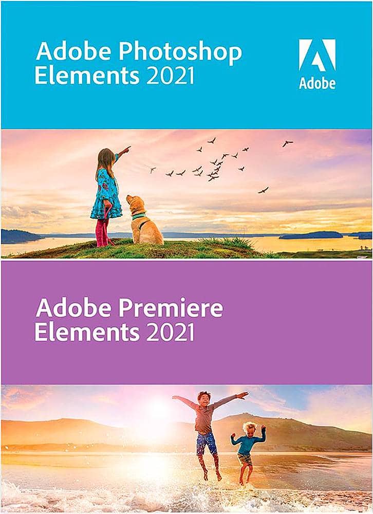 Front. Adobe - Photoshop Elements & Premier Elements 2021.