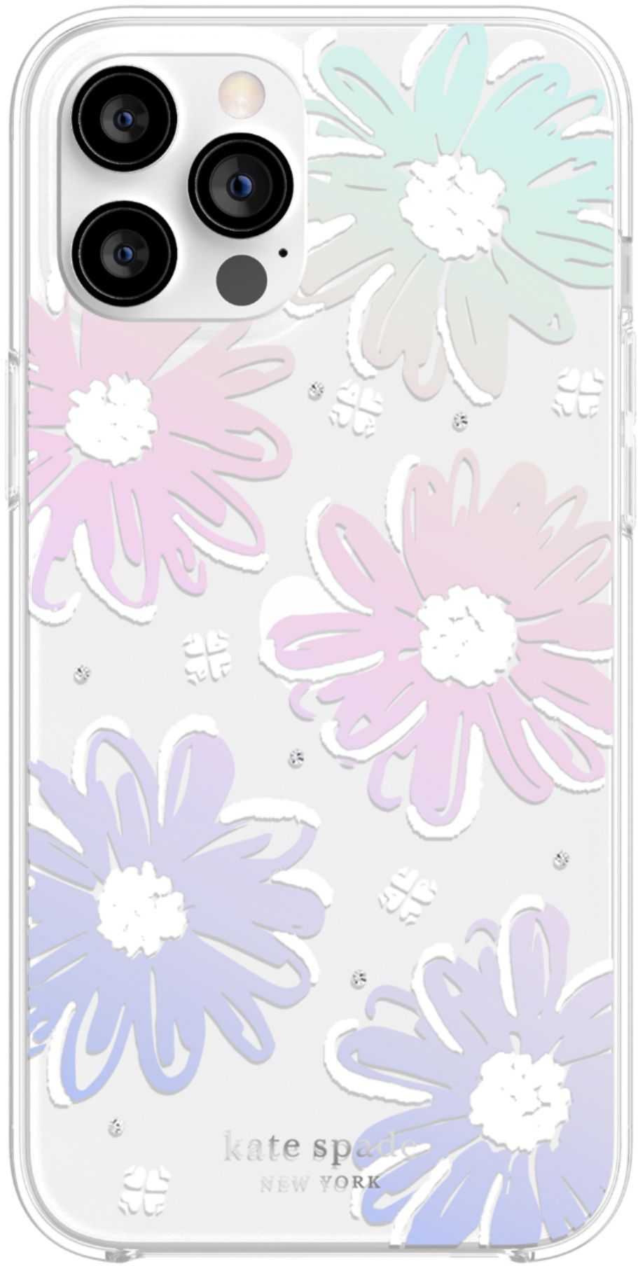 Alt View 14. kate spade new york - Protective Hardshell Case for iPhone 13/12 Pro Max - Daisy.