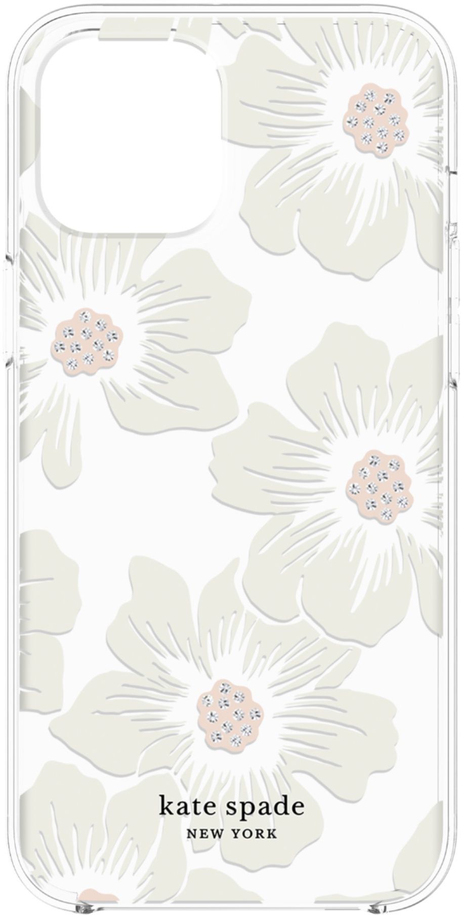 kate spade new york Protective Hardshell Case for iPhone 12 and iPhone 12  Pro Hollyhock KSIPH-153-HHCCS - Best Buy