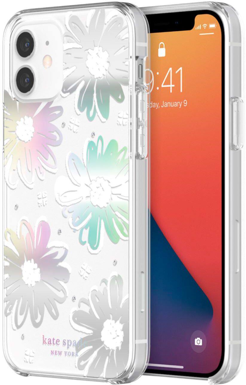 Alt View 15. kate spade new york - Protective Hardshell Case for iPhone 12 and iPhone 12 Pro - Daisy.