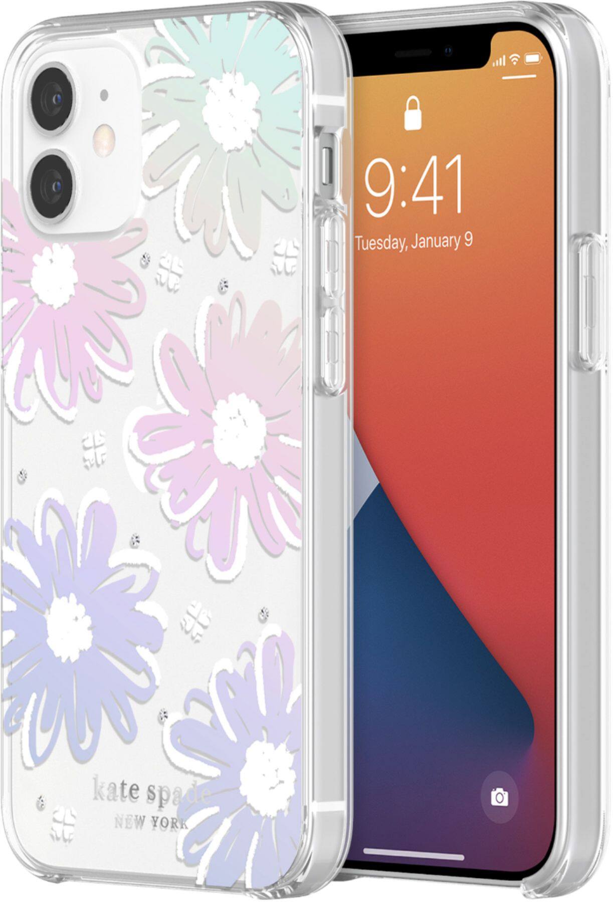 Alt View 12. kate spade new york - Protective Hard shell Case for iPhone 12 Mini - Pink.