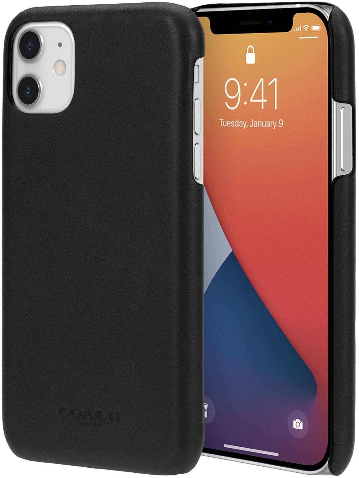 Alt View 12. Coach - Leather Slim Protective Case for iPhone 12 Mini.