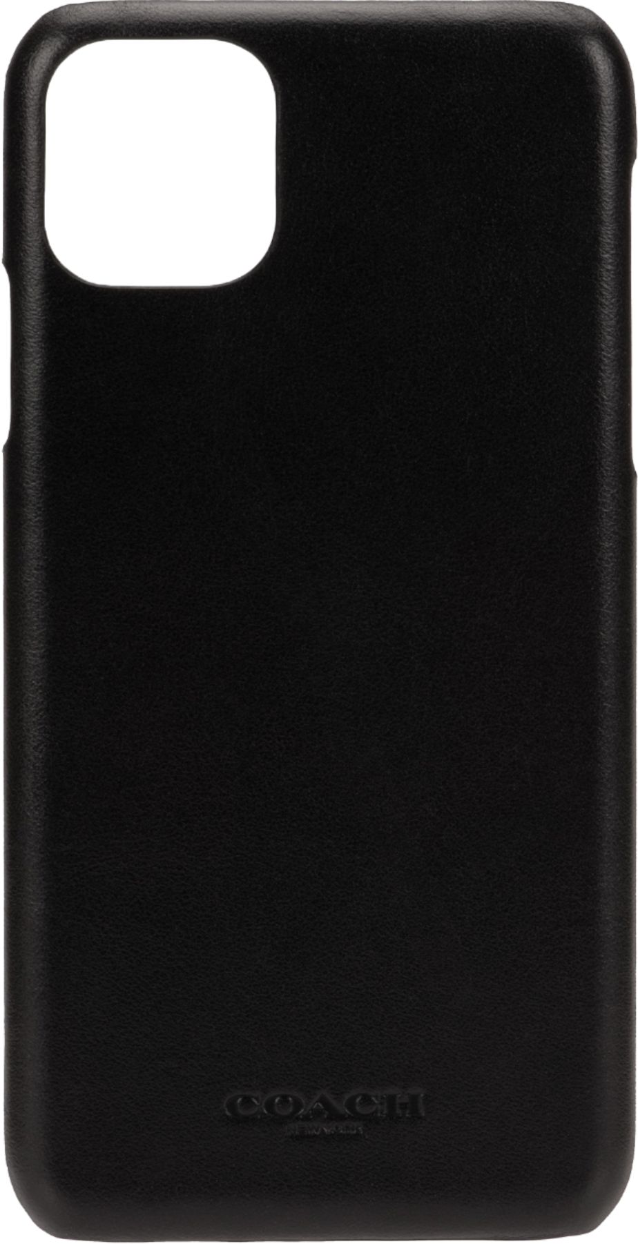 Coach Leather Slim Protective Case for iPhone 12 Pro Max CIPH-059-BLK -  Best Buy