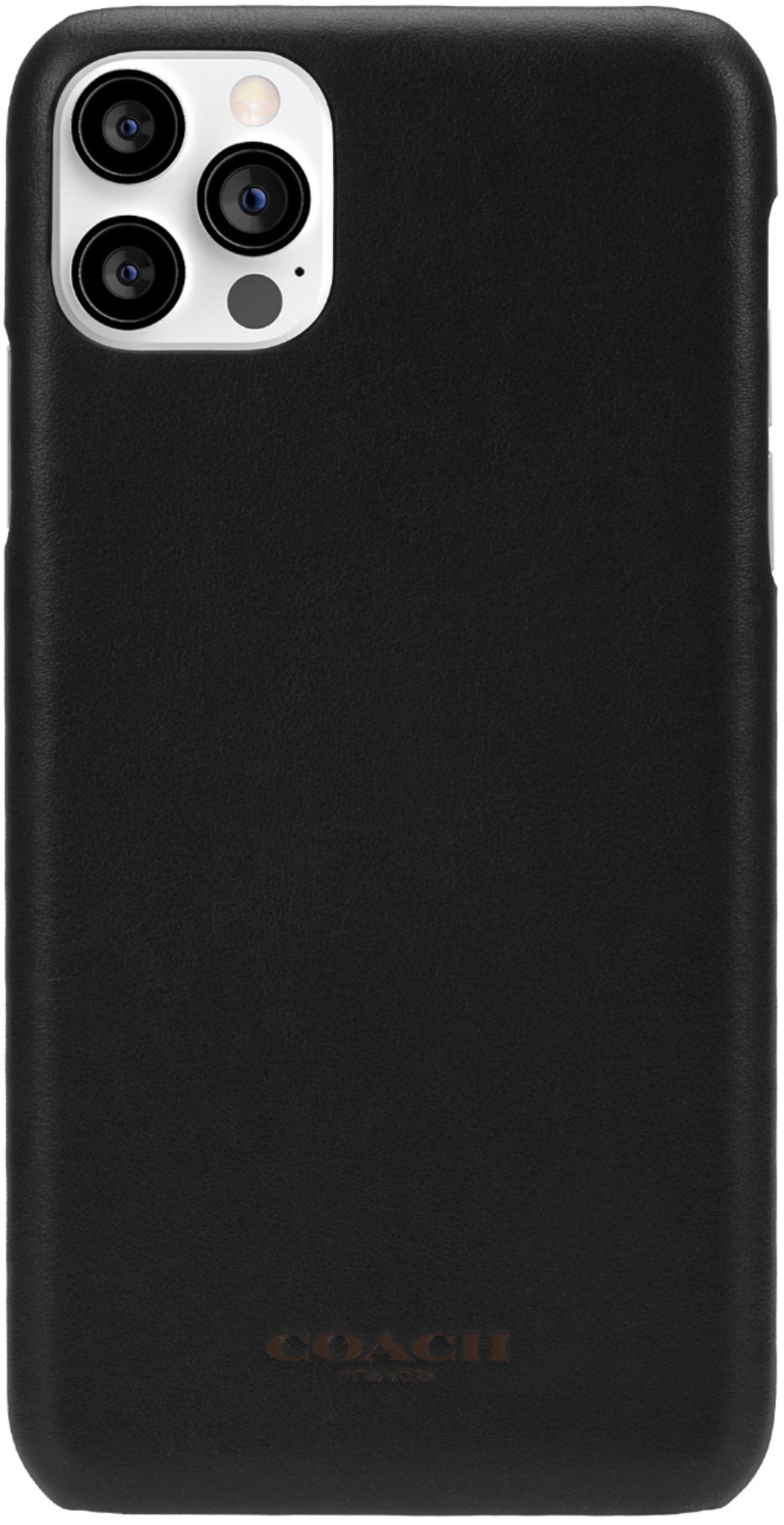 Best Buy: Coach Leather Slim Protective Case for iPhone 12 Pro Max  CIPH-059-BLK
