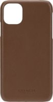 Coach - Leather Slim Protective Case for iPhone 12 and iPhone 12 Pro - Front_Zoom