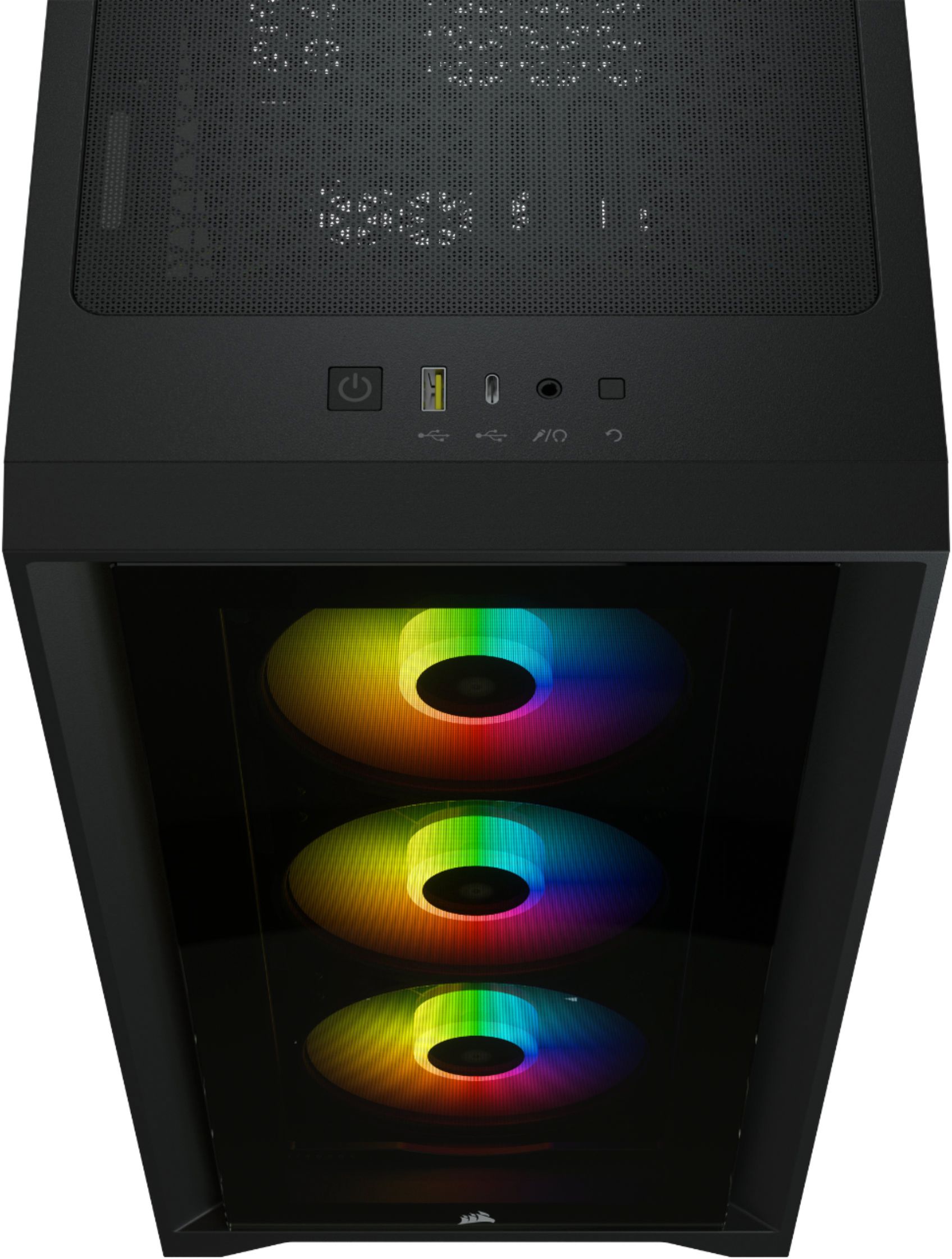 CORSAIR iCUE 4000X RGB 強化ガラス製ミドルタワー ATX PCケース