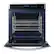 Alt View 13. Samsung - 24" 3.1 cu. ft. Single Electric Wall Oven with Convection and Wi-Fi - Stainless Steel.