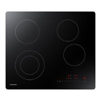 Samsung - 24" Radiant Electric Cooktop - Black - Front_Zoom
