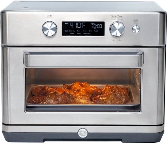 Front Zoom. GE - Convection Toaster Oven with Air Fry - Stainless Steel.
