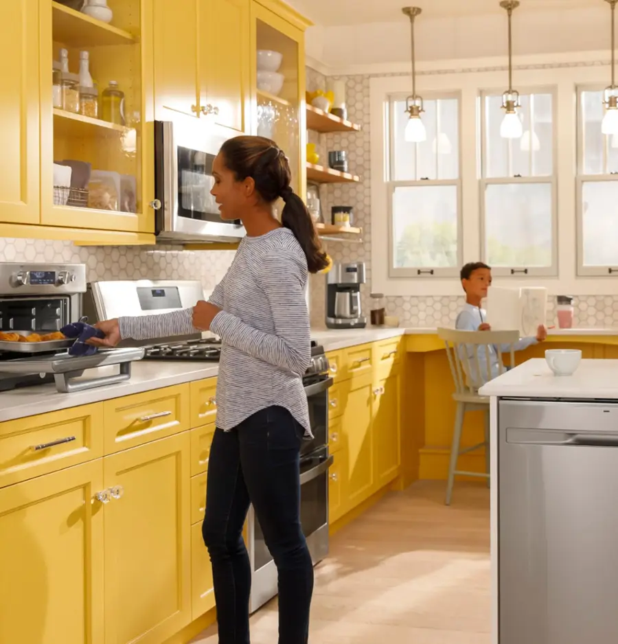 Alt View 21. GE - Convection Toaster Oven with Air Fry - Stainless Steel.