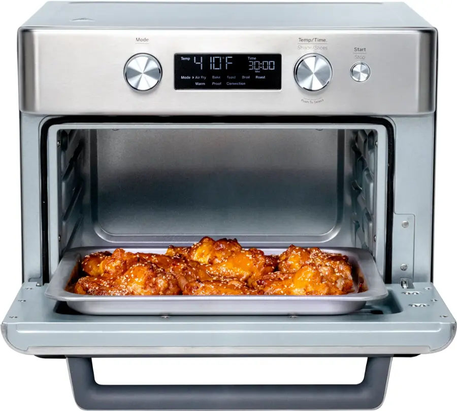 Alt View 28. GE - Convection Toaster Oven with Air Fry - Stainless Steel.