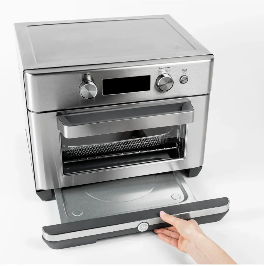 Alt View 30. GE - Convection Toaster Oven with Air Fry - Stainless Steel.