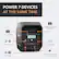 Alt View 20. Duracell - PowerSource 1800 Peak Watt Gasless Generator and Portable Power Station - Black.