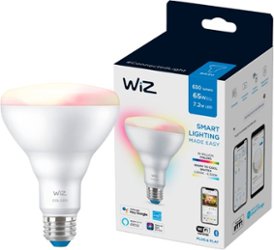 WiZ - BR30 Bulb - Color and Tunable White - Front_Zoom