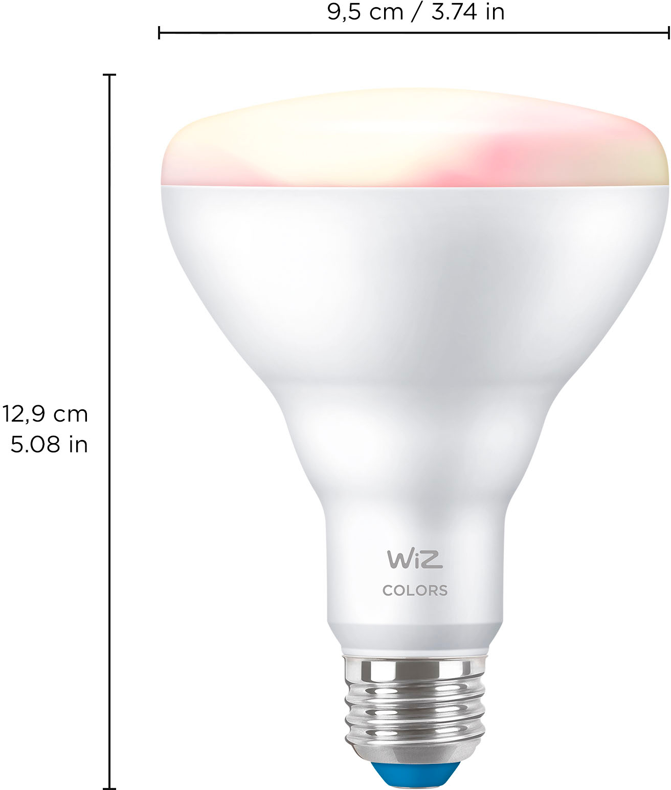 Left View: Cree Lighting - 65W Indoor LED Bulb 2 Pack - White