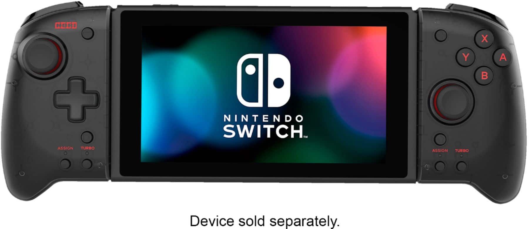 Alt View 11. Hori - Split Pad Pro Handheld Controller for Nintendo Switch - Black.