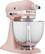 Angle. KitchenAid - KitchenAid Artisan Series 5 Quart Tilt-Head Stand Mixer - KSM150PSFT - Feather Pink.
