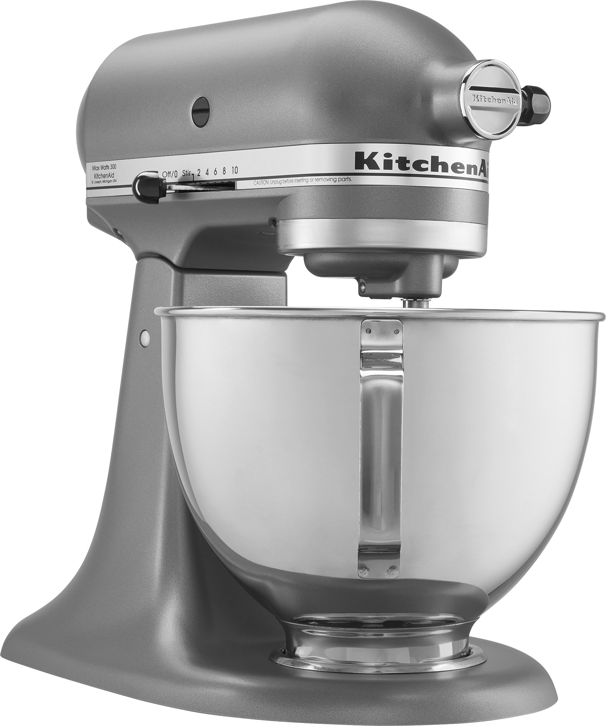 Best Buy: KitchenAid Deluxe 4.5 Quart Tilt-Head Stand Mixer KSM97SL Silver  KSM97SL