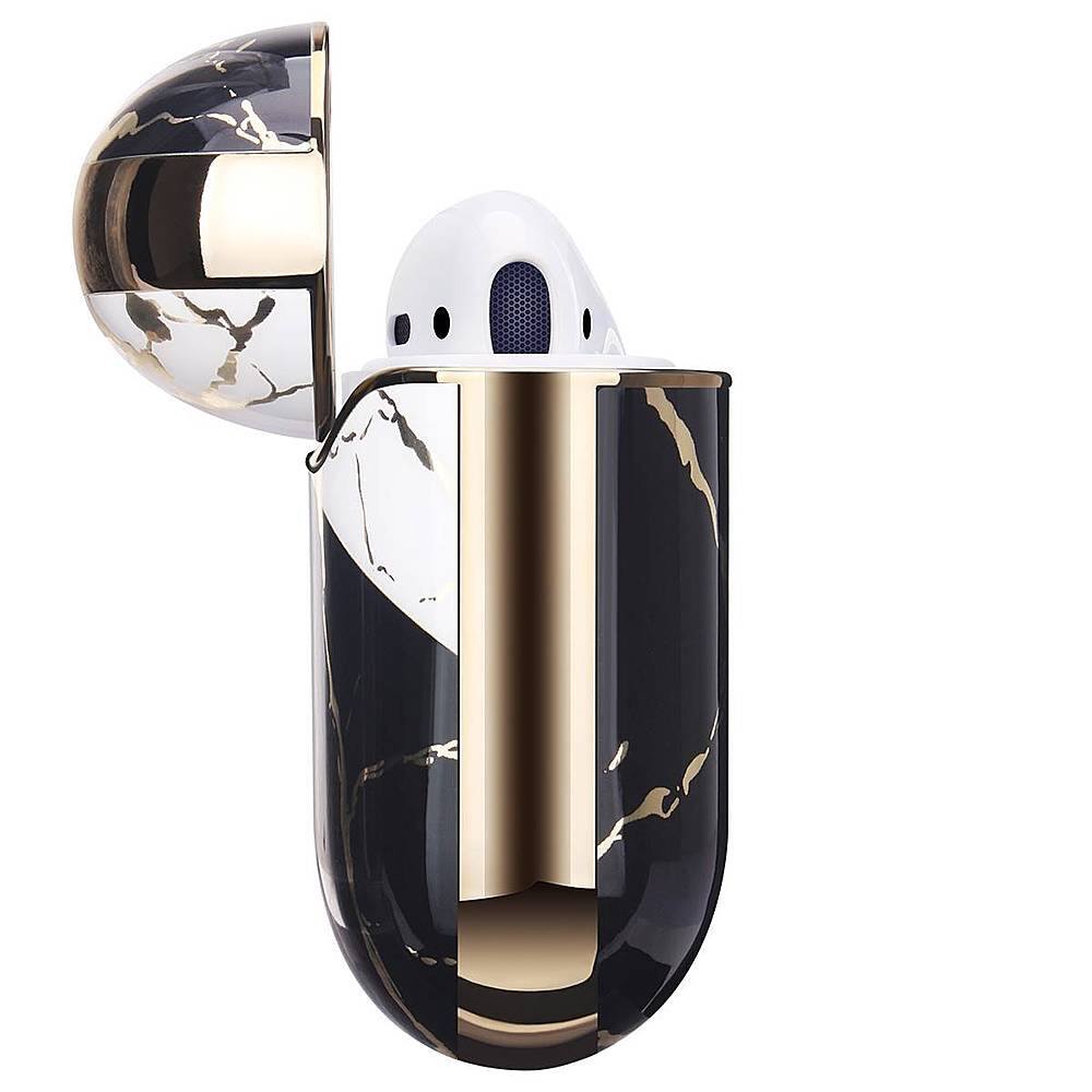 Alt View 14. SaharaCase - Luxury Marble Case for Apple AirPods (1st Gen and 2nd Gen) - Black.