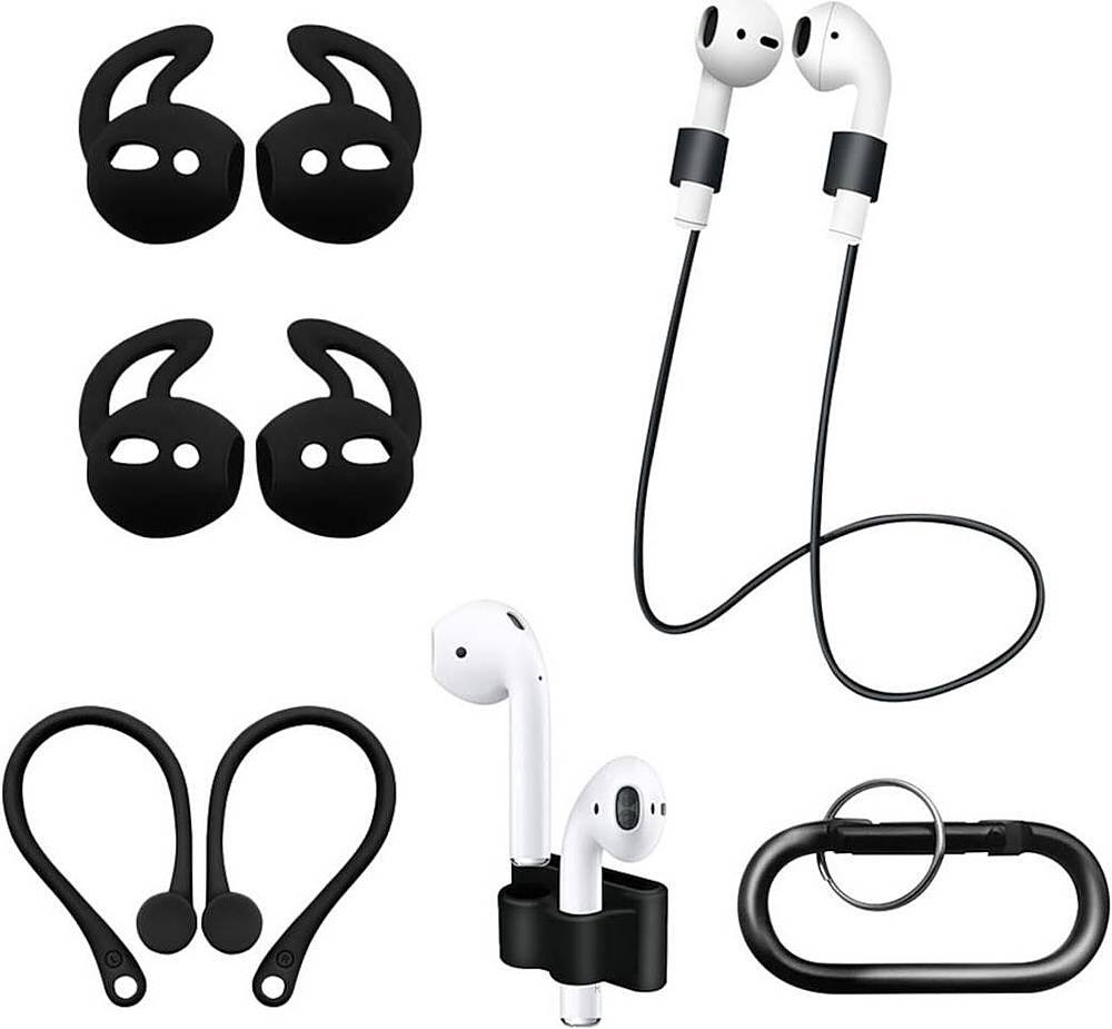 Best Buy: SaharaCase Accessories Kit for Apple AirPods Black SB-A-AP-BK