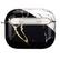 Alt View 12. SaharaCase - Luxury Marble Case for Apple AirPods Pro (1st Generation) - Black.