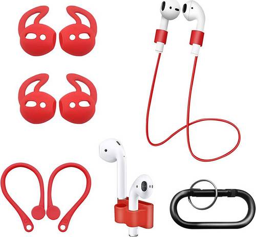 SaharaCase - Accessories Kit for Apple AirPods - Red