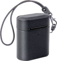 SaharaCase - Retro Leather Case for Apple AirPods - Black - Angle_Zoom