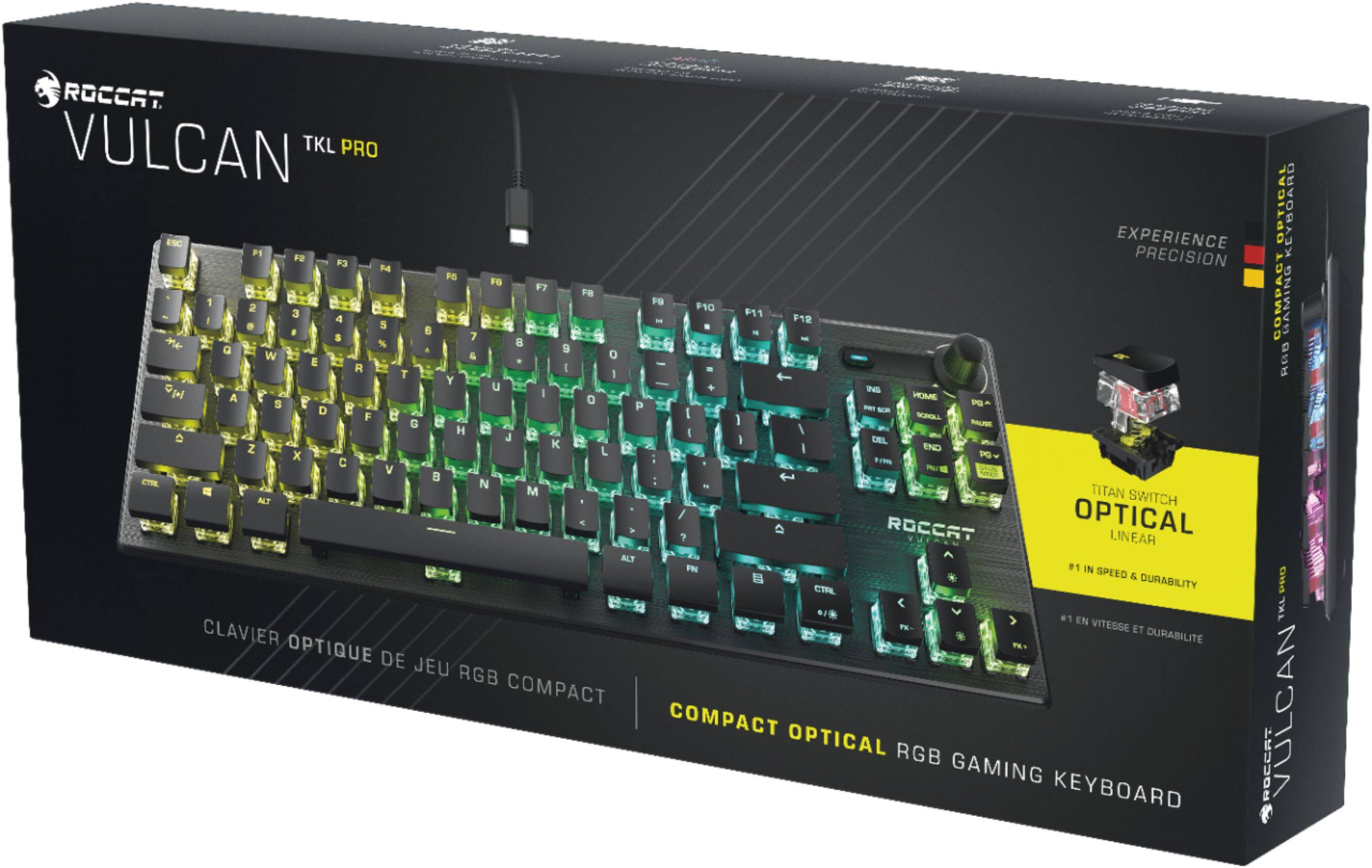 Roccat Vulcan Tkl Pro Compact Optical Rgb Gaming Keyboard Black Big Apple Buddy