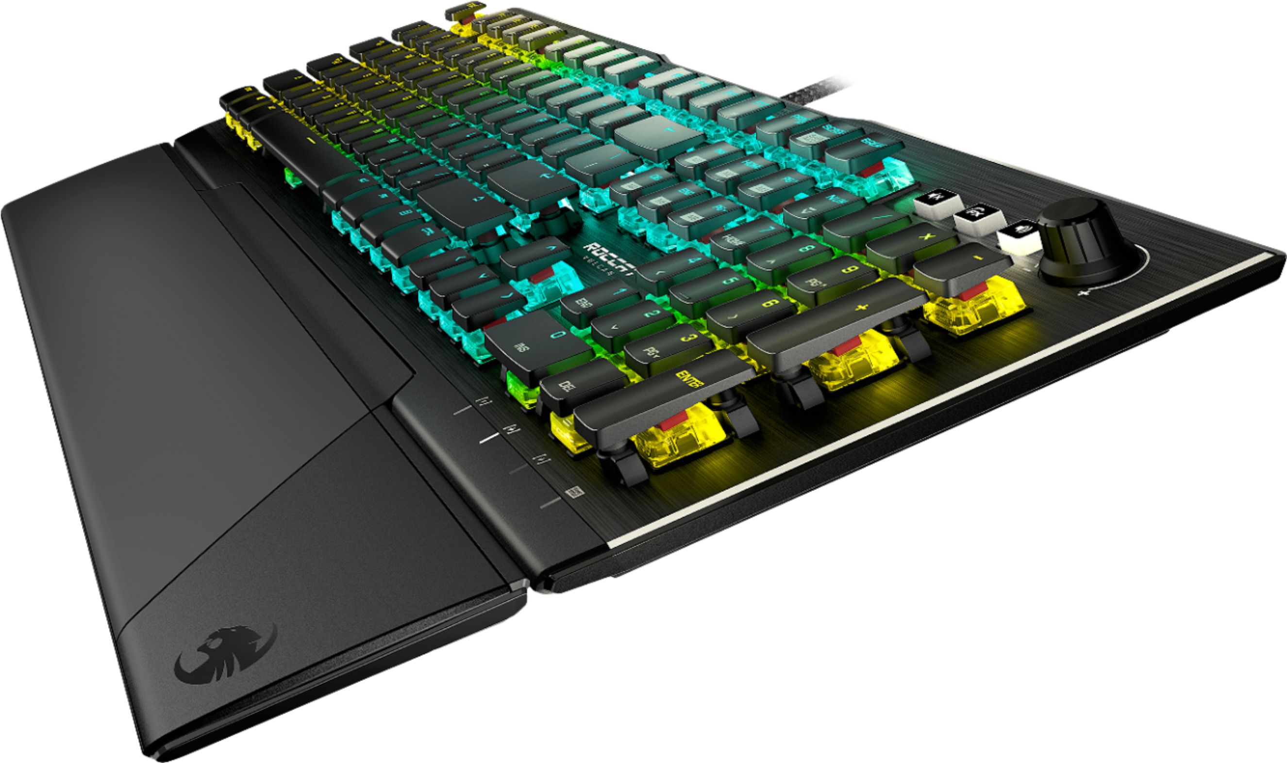 Roccat Vulcan Pro Optical Rgb Gaming Keyboard Black Roc 12 537 Best Buy