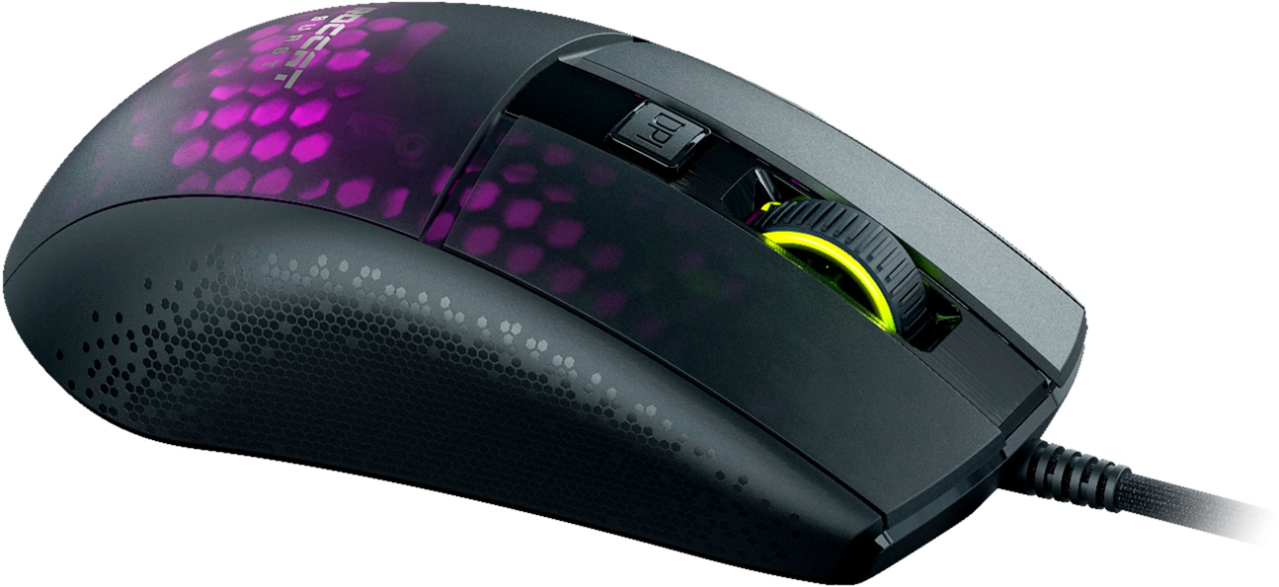  ROCCAT Burst Pro Air Lightweight Symmetrical, Wireless RGB  Gaming Mouse with 19K DPI Optical Owl-Eye Sensor, Optical Switches, Titan  Wheel, 81-Gram Weight – Black : Everything Else