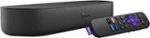 Roku - Streambar Powerful 4K Streaming Media Player, Premium Audio, All in One, Voice Remote and TV controls - Black - Black