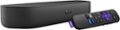 Front. Roku - Streambar Powerful 4K Streaming Media Player, Premium Audio, All in One, Voice Remote and TV controls - Black.