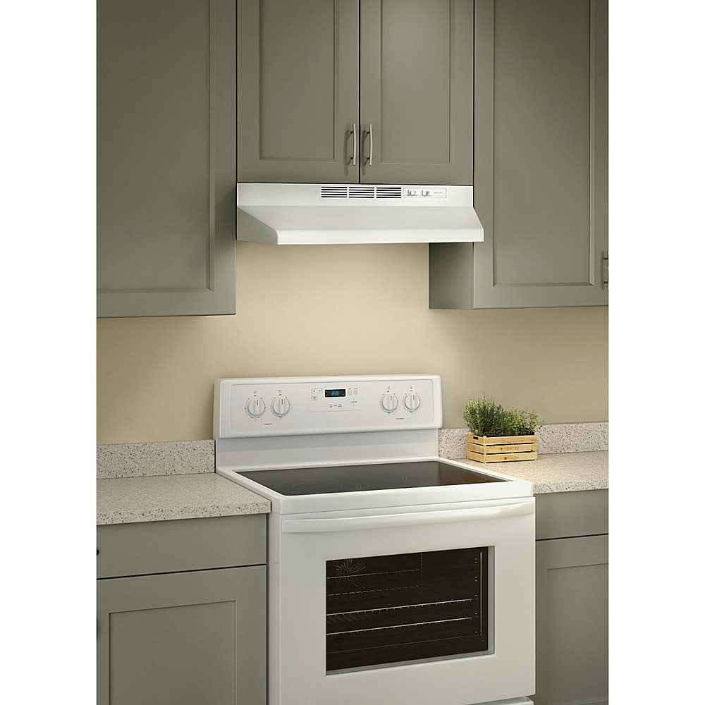 Broan 24 inches Under Range Hood White BUEZ124WW Best Buy