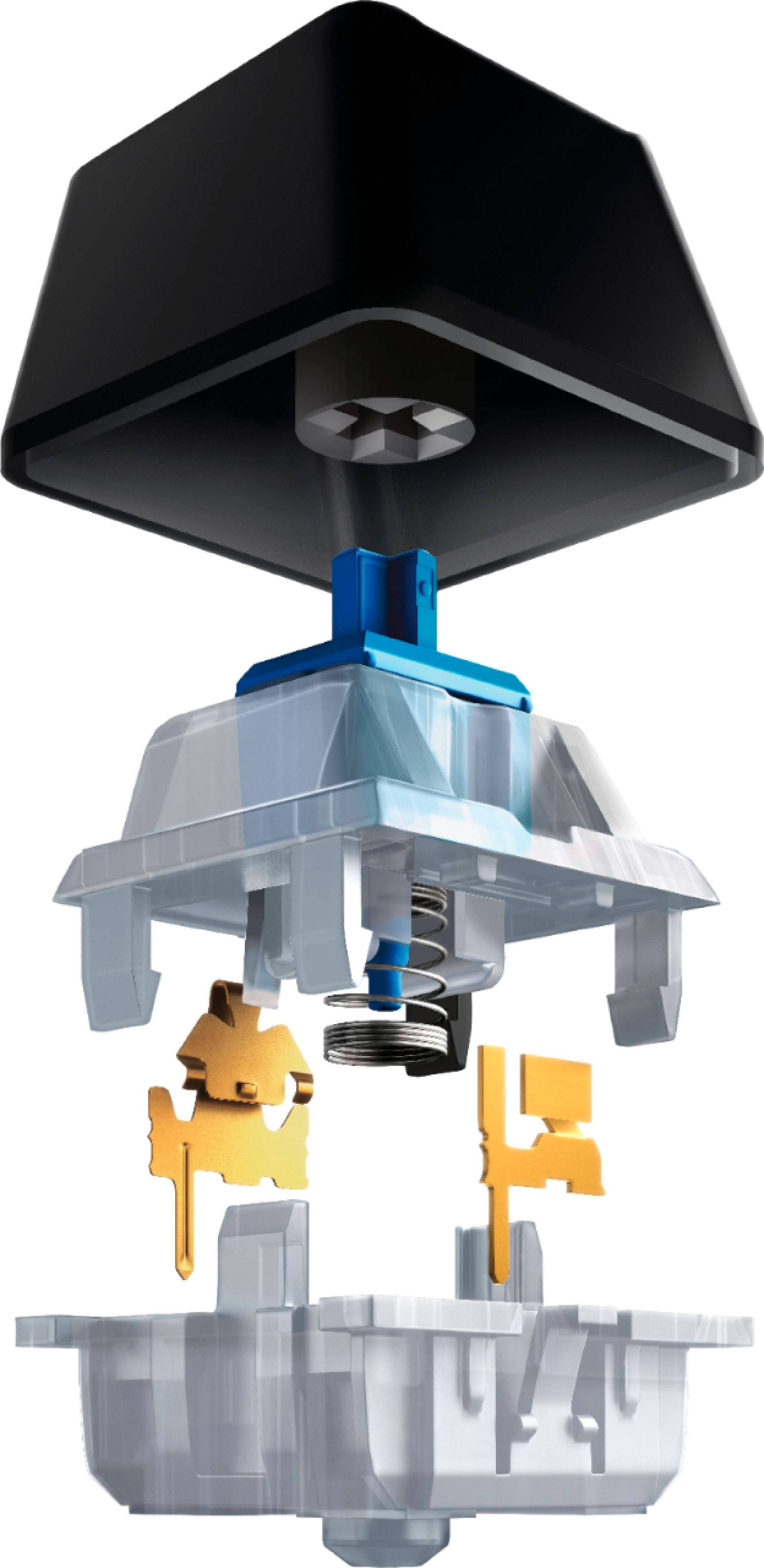 Alt View 17. Logitech - K845 Full-size Wired Mechanical Clicky Keyboard - Graphite.