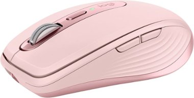 Logitech - MX Anywhere 3 Wireless Bluetooth Fast Scrolling Mouse with Customizable Buttons - Rose - Front_Zoom