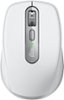 Logitech - MX Anywhere 3 Wireless Compact Mouse for Mac with Ultrafast Scrolling - Pale Gray