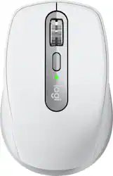 Logitech - MX Anywhere 3 Wireless Compact Mouse for Mac with Ultrafast Scrolling - Wireless - Pale Gray - Front_Zoom