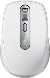 Logitech - MX Anywhere 3 Wireless Compact Mouse for Mac with Ultrafast Scrolling - Pale Gray - Front_Zoom