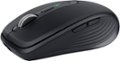 Front Zoom. Logitech - MX Anywhere 3 Wireless Bluetooth Fast Scrolling Mouse with Customizable Buttons - Graphite.
