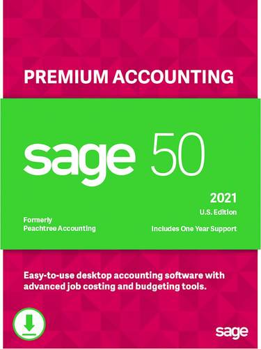 Sage 50 Premium Accounting 2021 (3-User) - Windows [Digital]