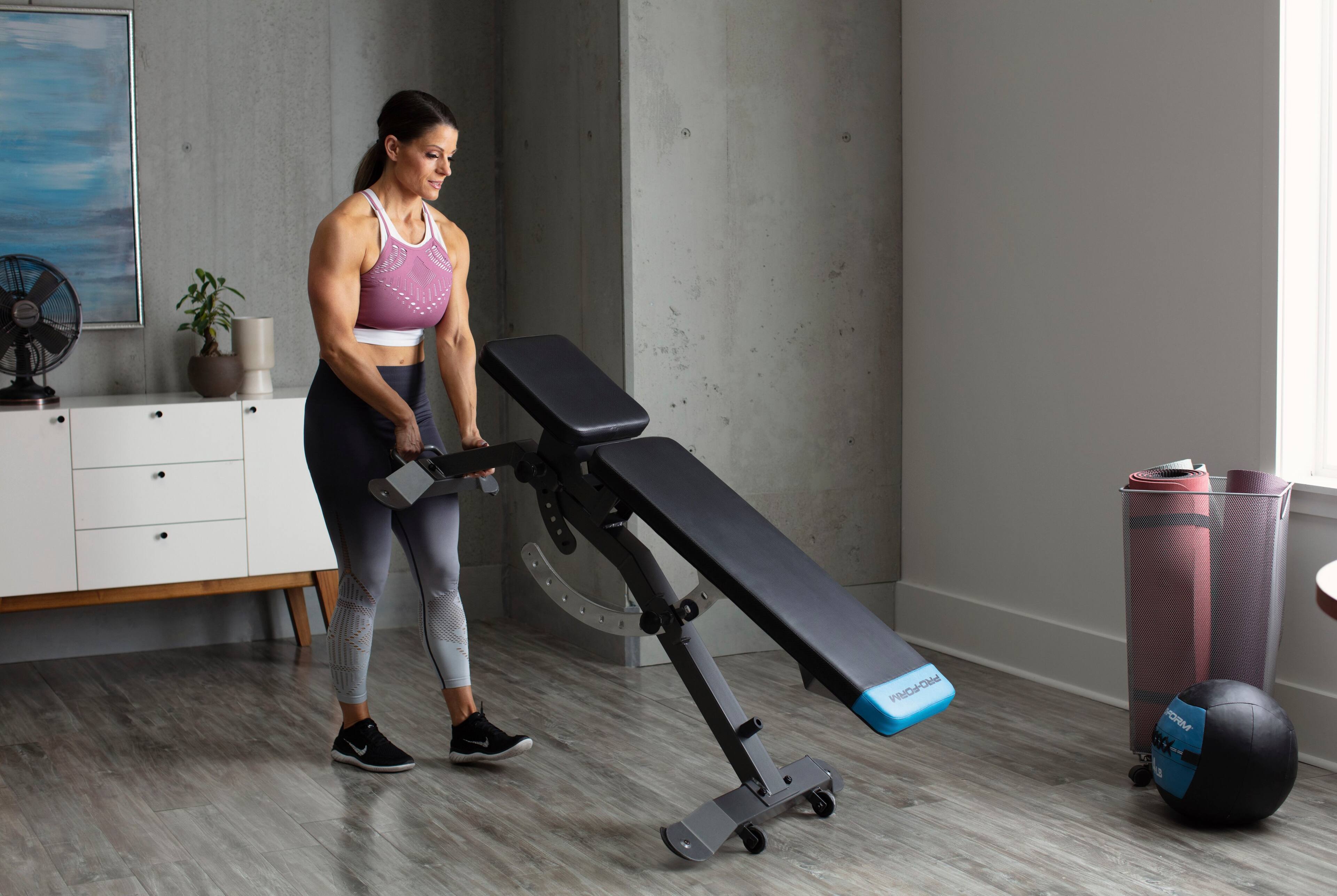 Alt View 20. ProForm - Carbon Strength Adjustable Bench - Black.