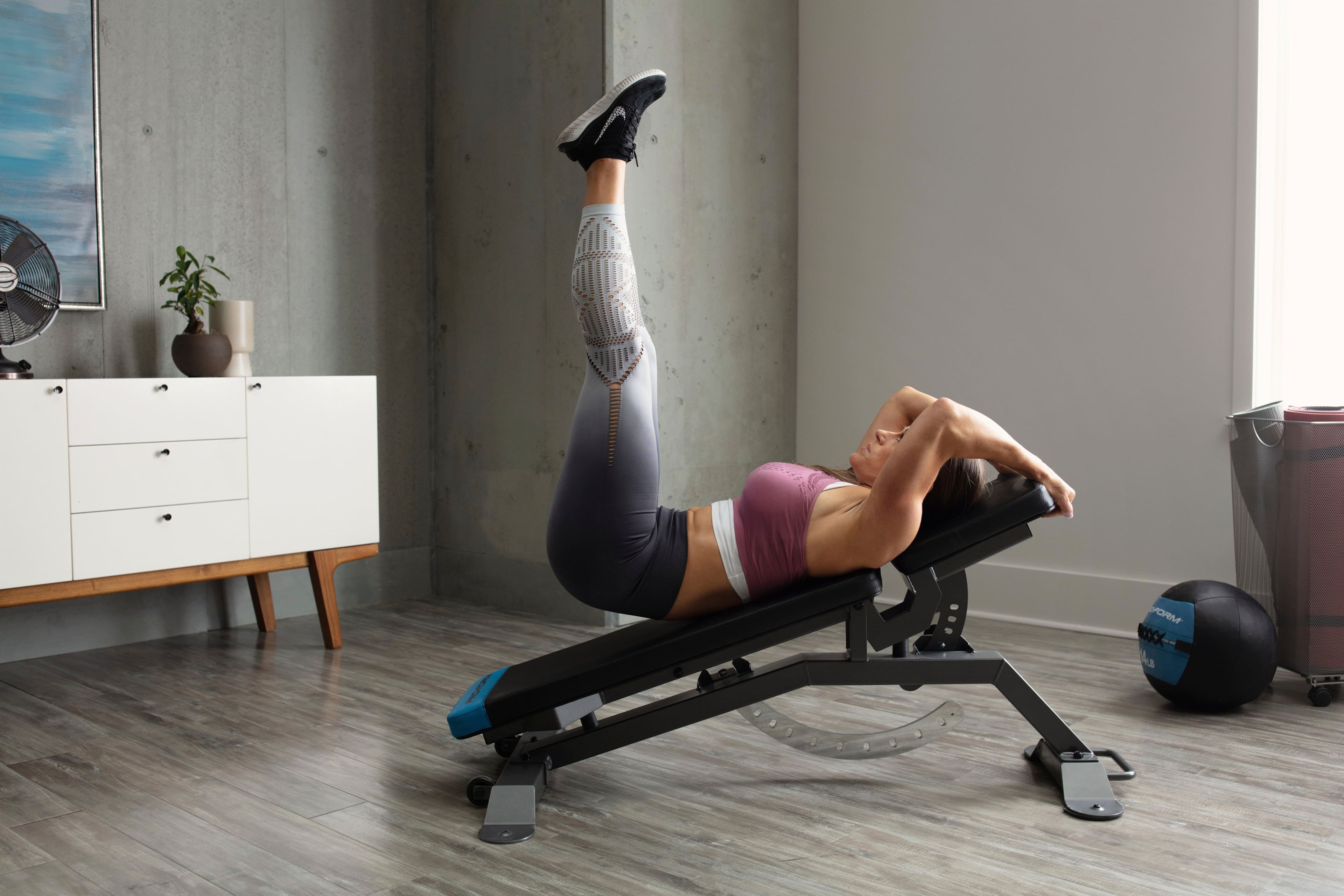 Alt View 21. ProForm - Carbon Strength Adjustable Bench - Black.